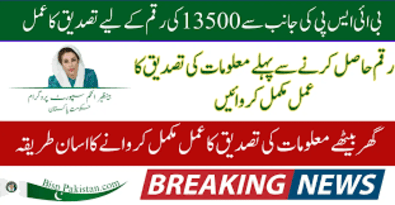 BISP 8171 Payment Verification Process